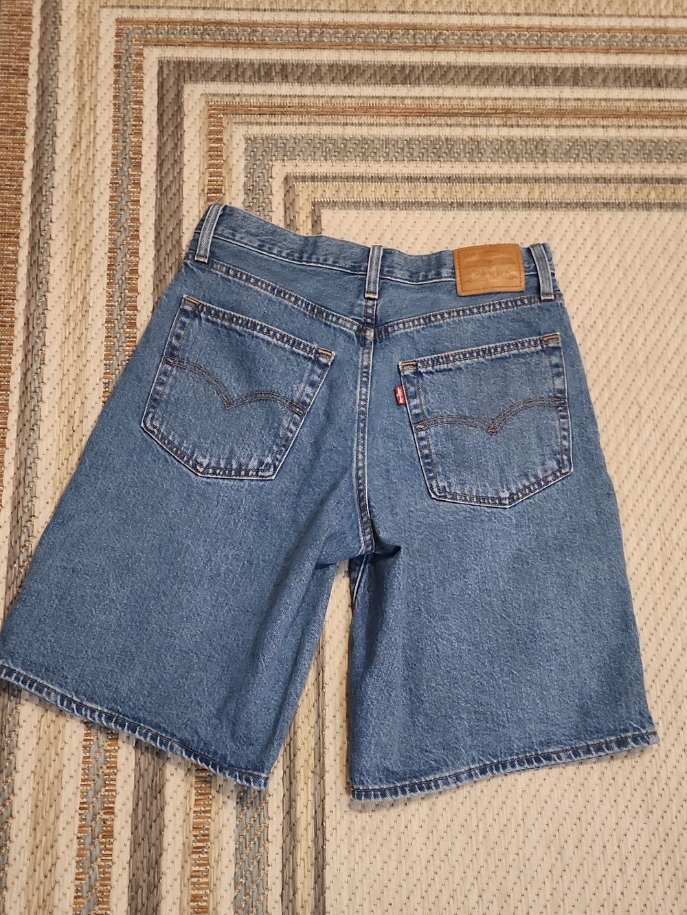 Levi's Mid-Blue Denim Bermuda Shorts